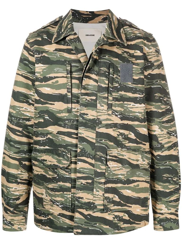 Kido camouflage field jacket