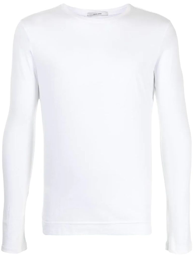 long-sleeved cotton T-shirt