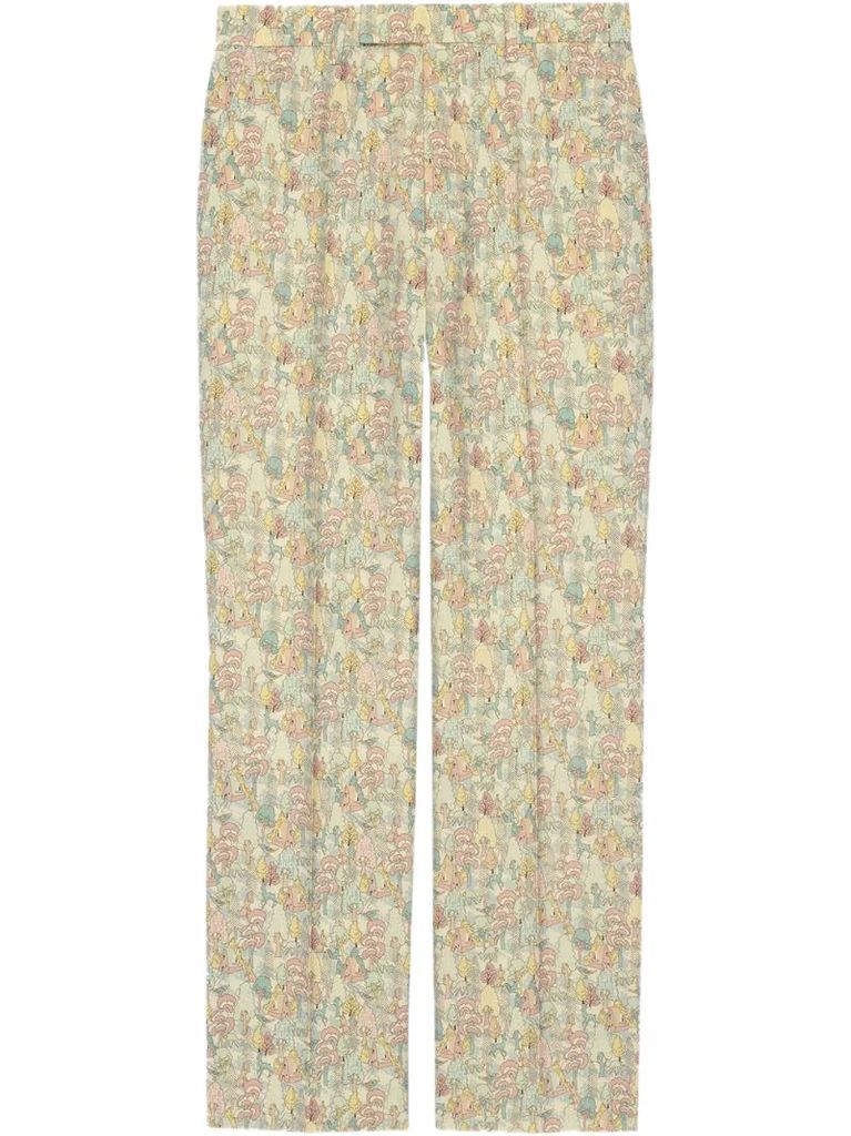Liberty floral trousers