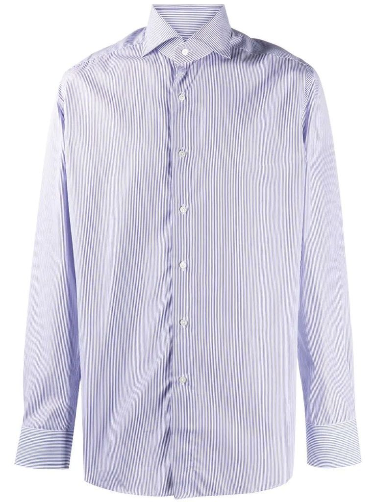 striped buttoned shirt
