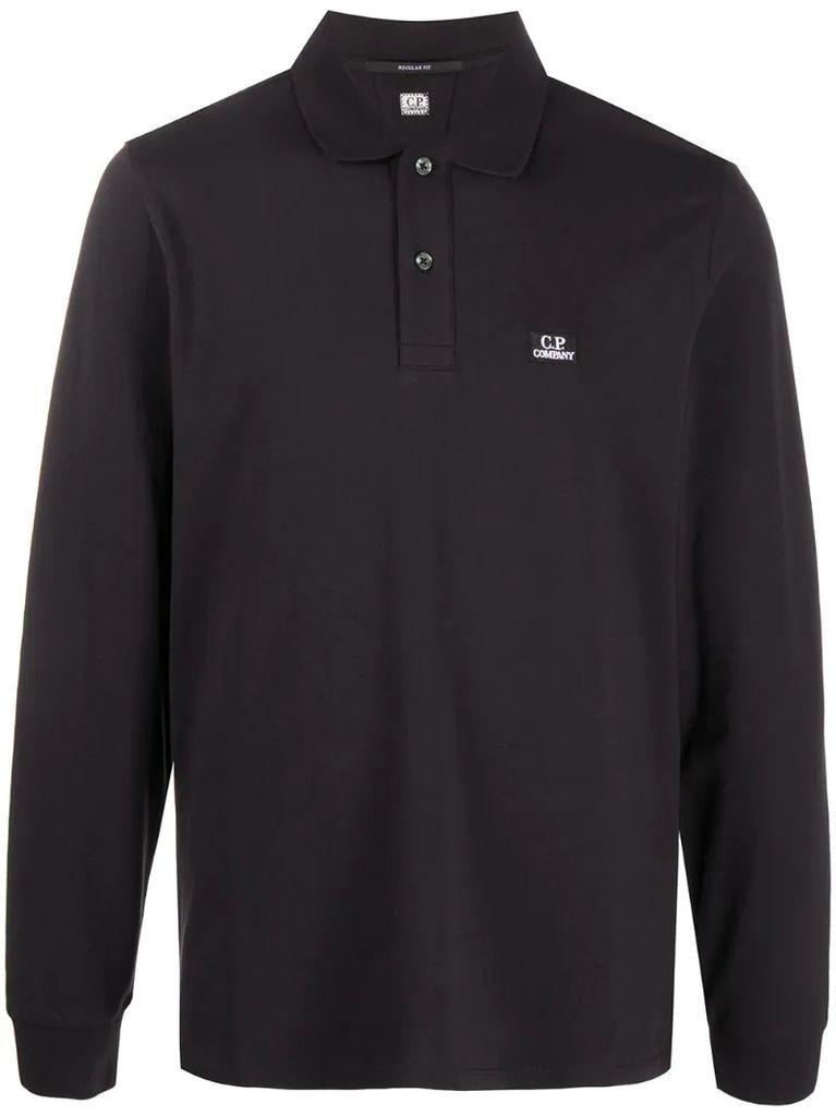 long-sleeve polo shirt