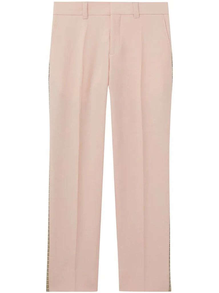 check side stripe tailored trousers