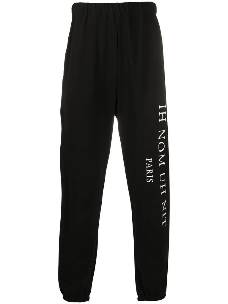 logo track trousers