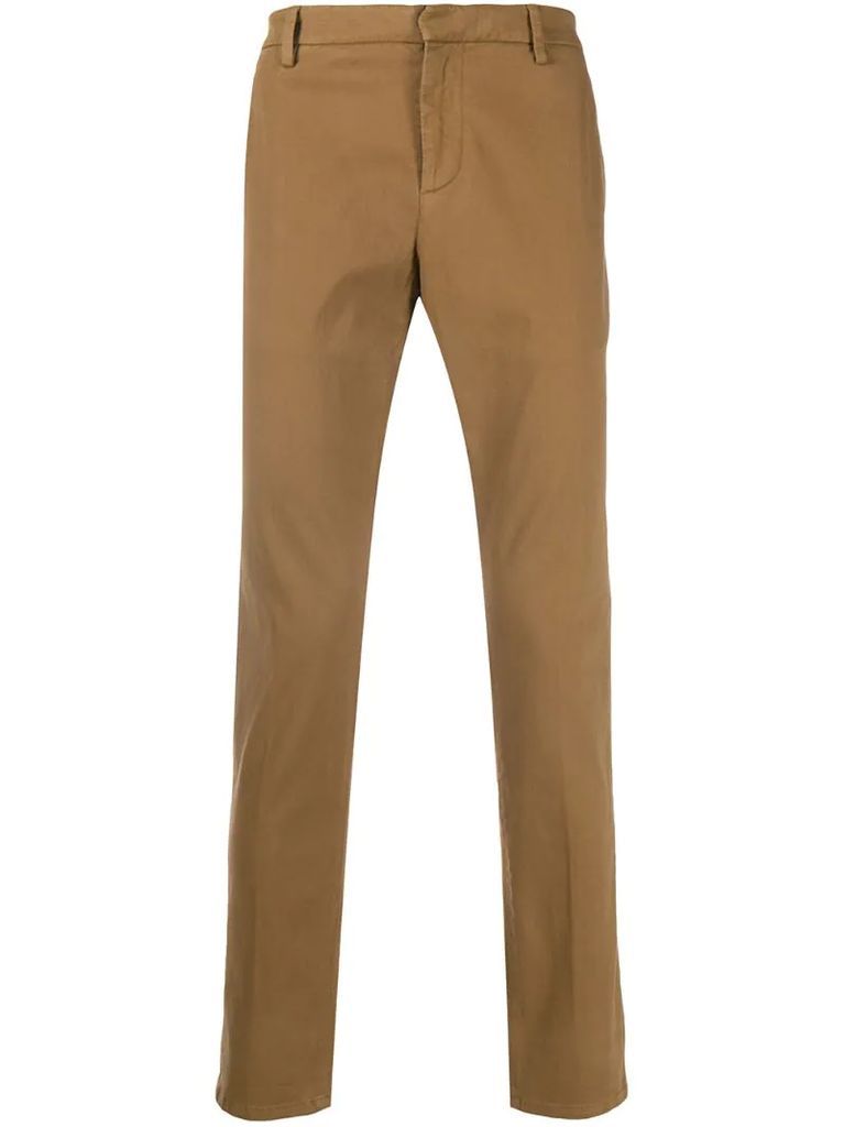 slim-fit chino trousers