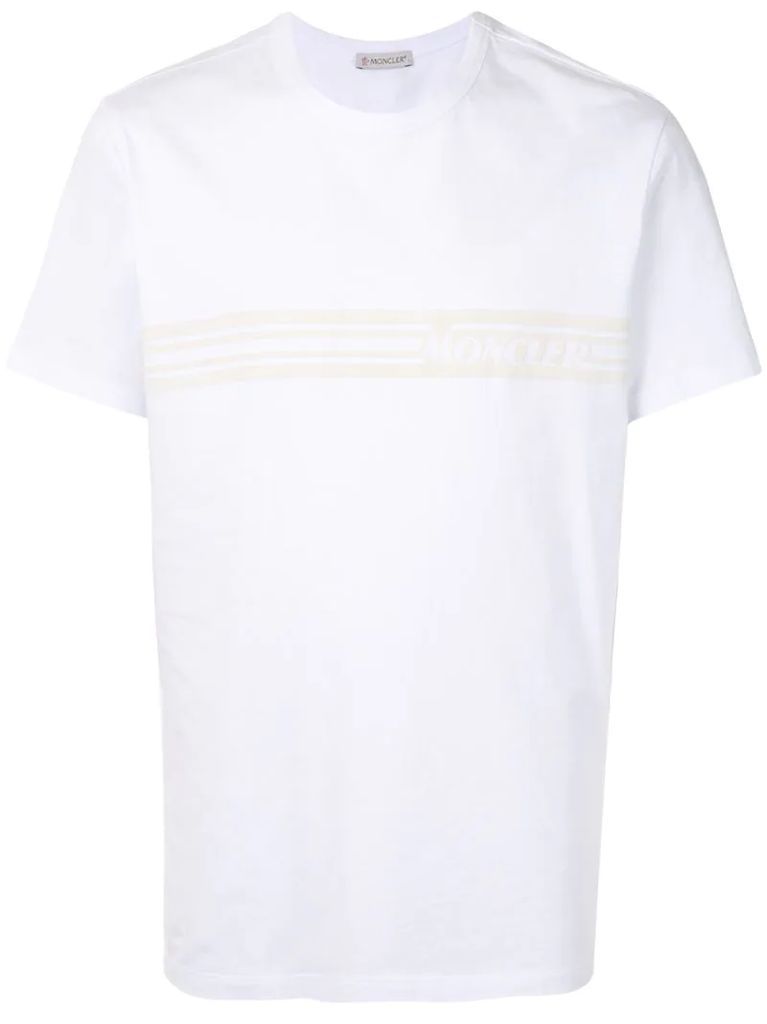 stripe-print cotton T-shirt