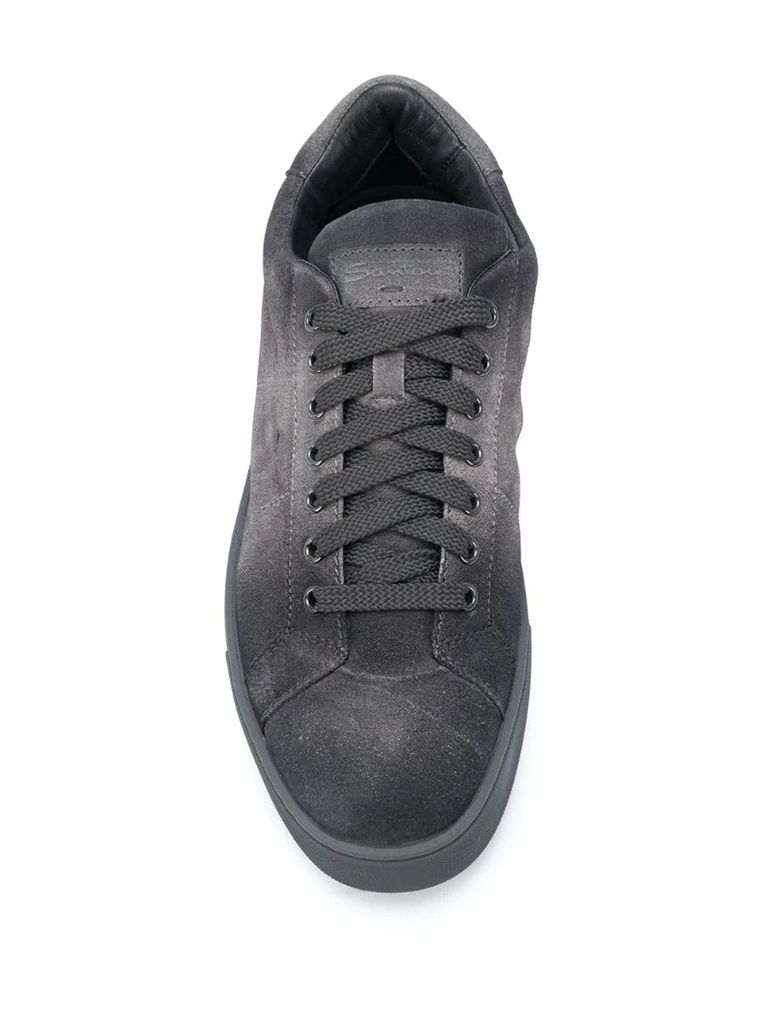 faded wash sneakers