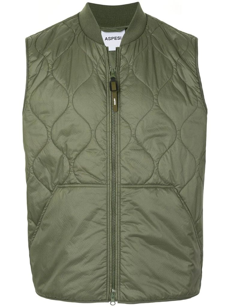 quilted shell jacket