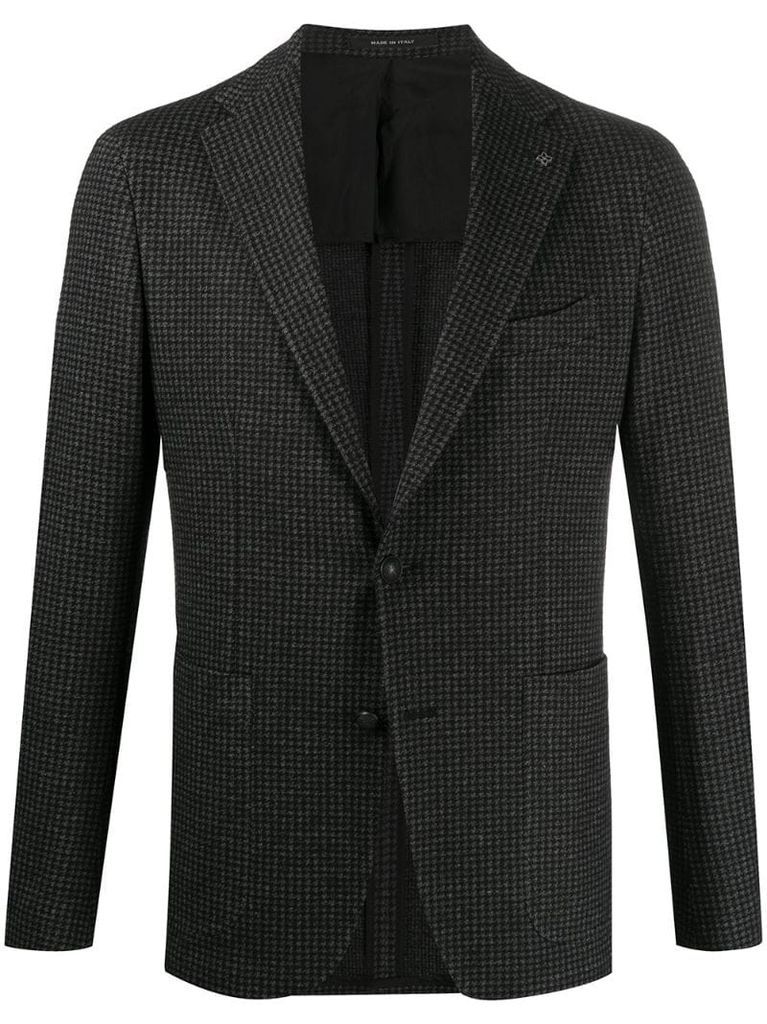 houndstooth suit jacket