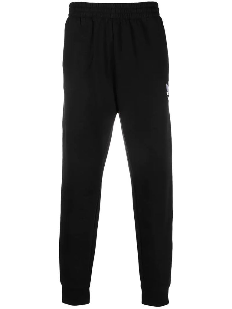 trefoil-embroidered track trousers