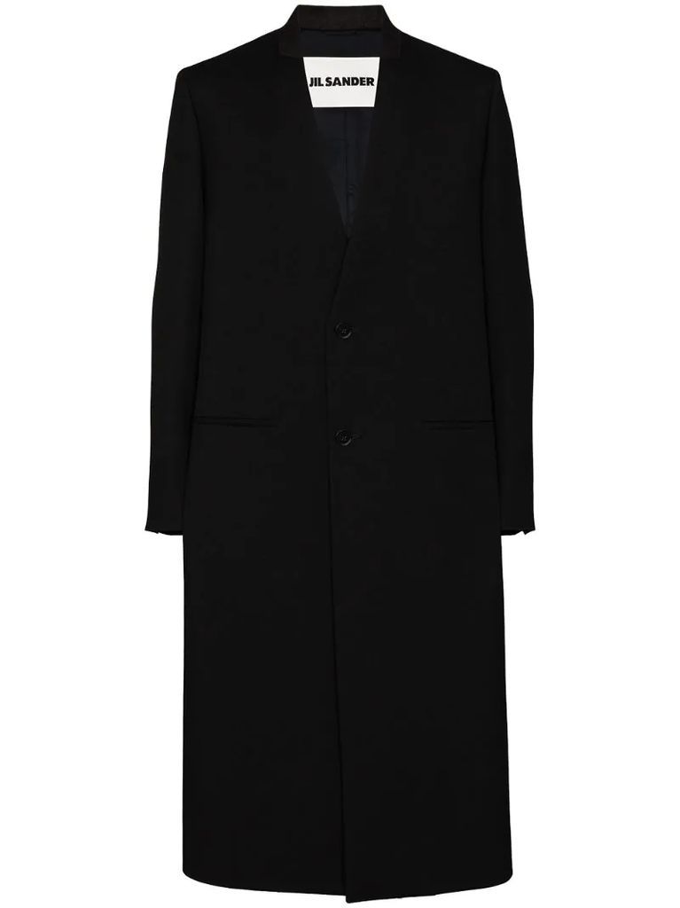 regular-fit wool coat