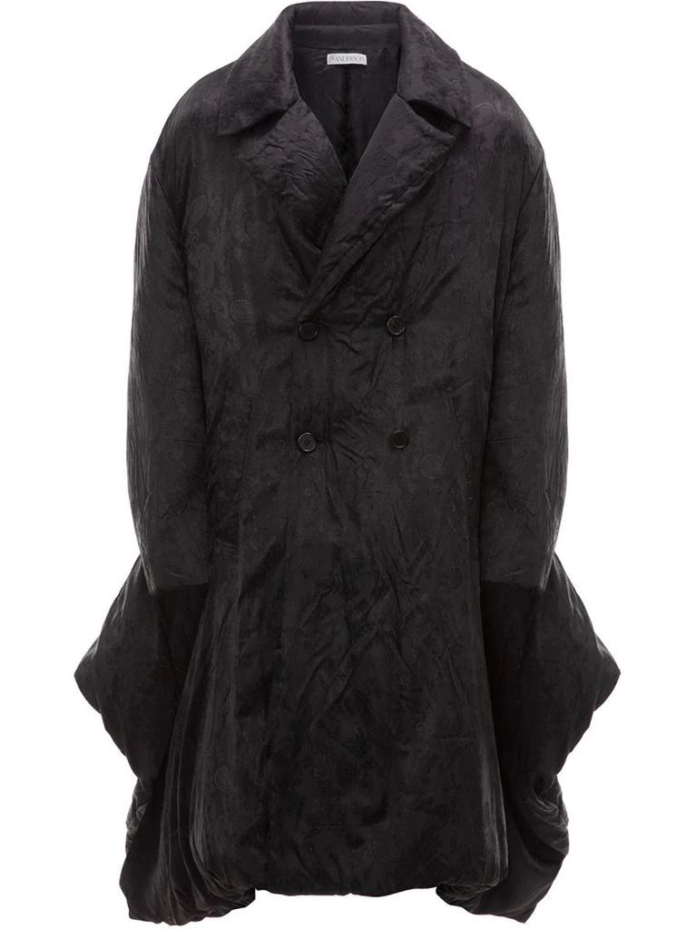 oversize asymmetric puffer coat