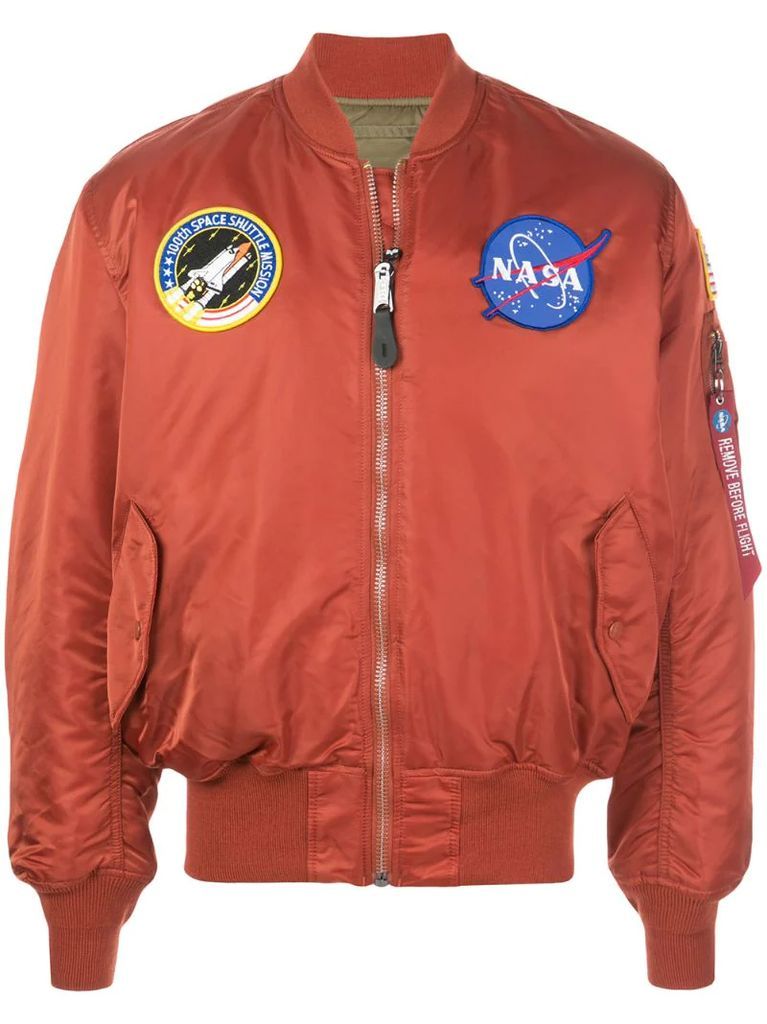 Nasa MA 1 reversible flight jacket