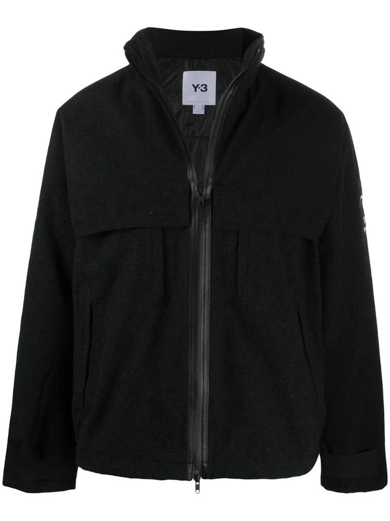 long-sleeved double vent jacket