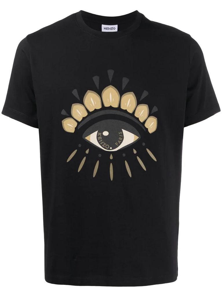eye motif logo T-shirt