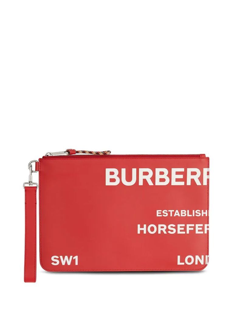 Horseferry-print pouch