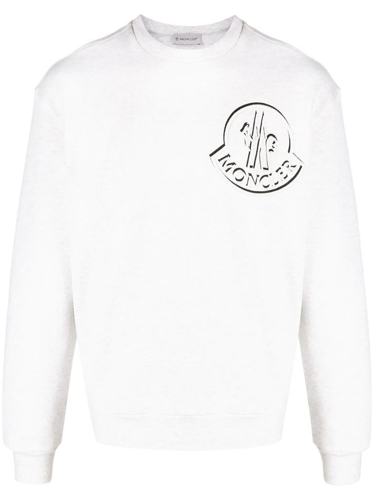 logo print sweatshirt