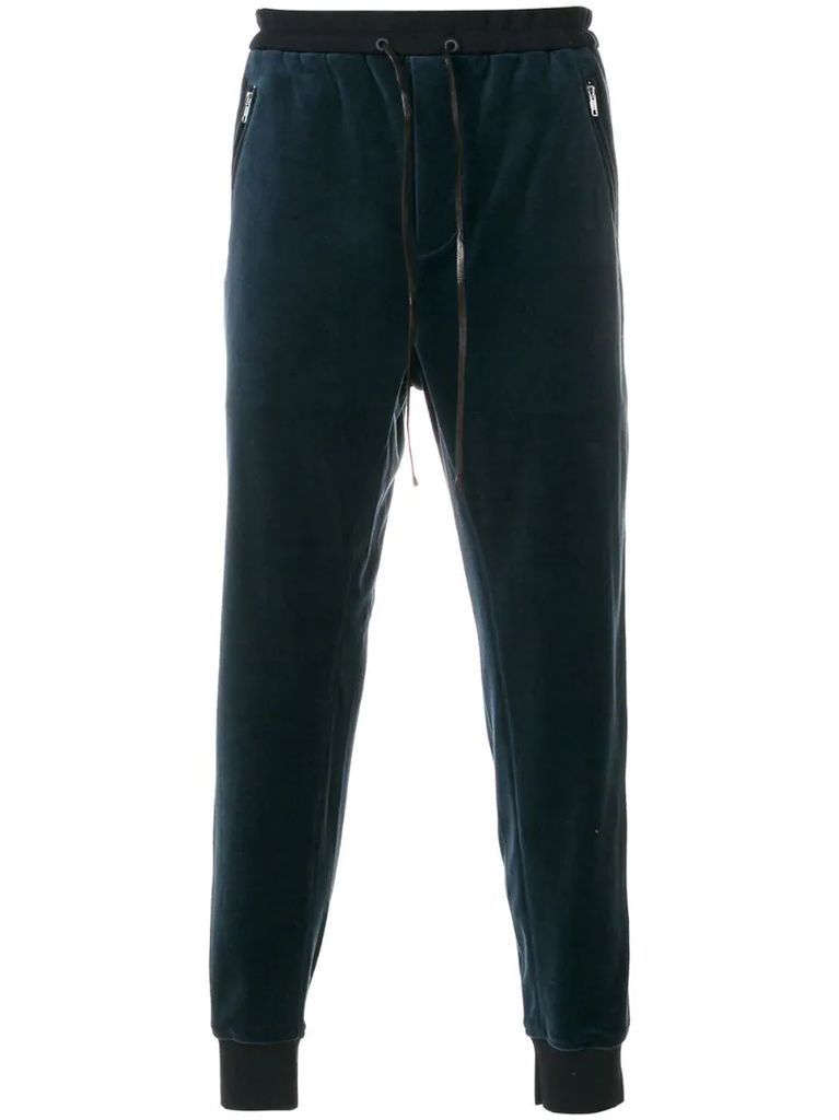 Dropped-Rise Tapered Sweatpant