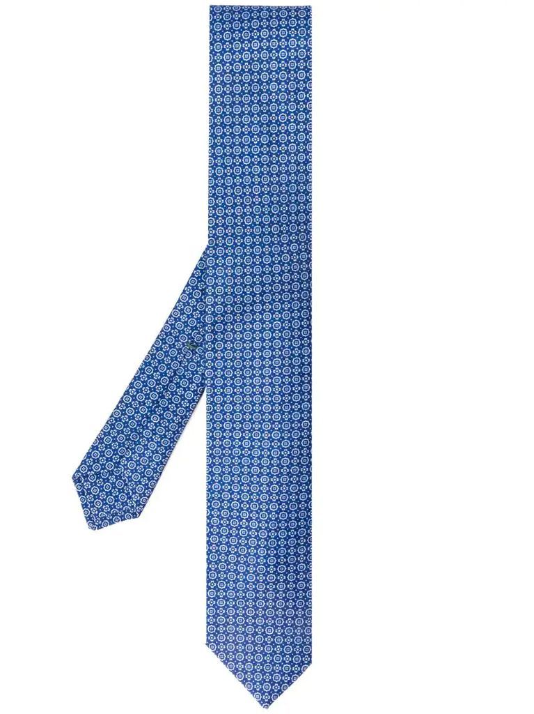 micro print tie