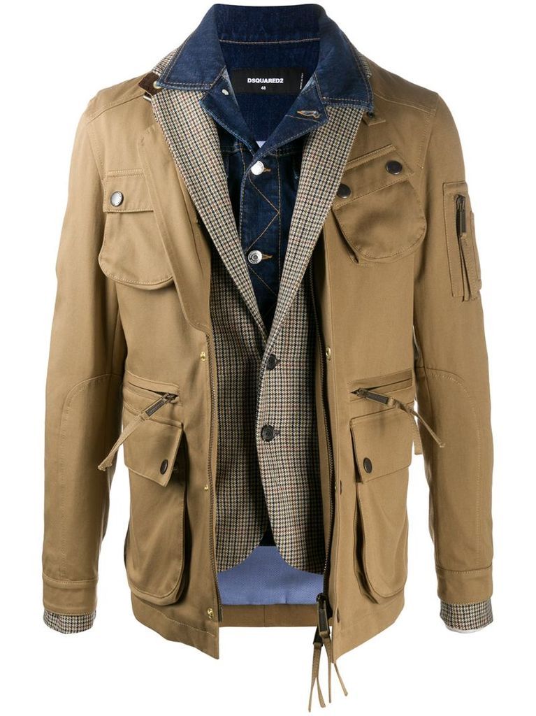 multi-style layered jacket