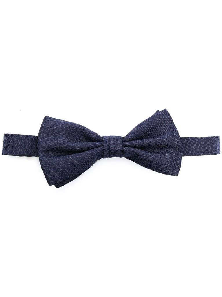 embroidered bow tie