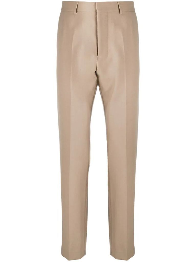tailored wool trousers
