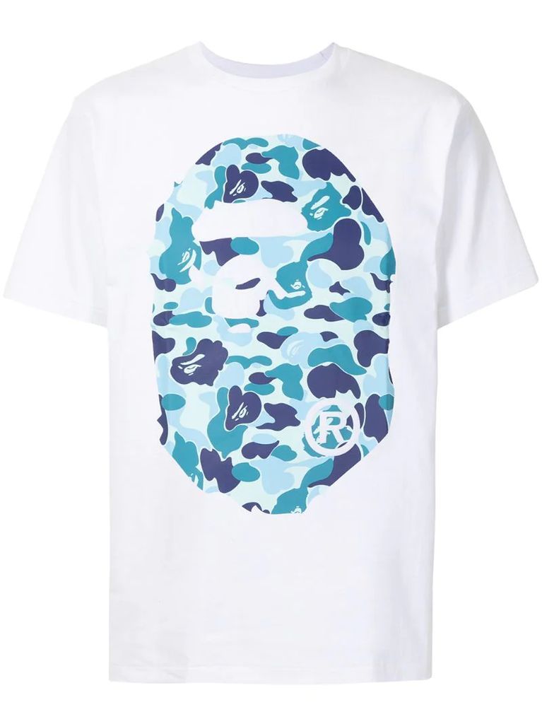 camouflage ape print cotton T-shirt