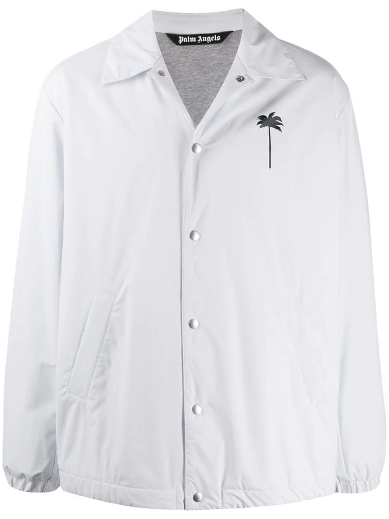 palm print shirt jacket