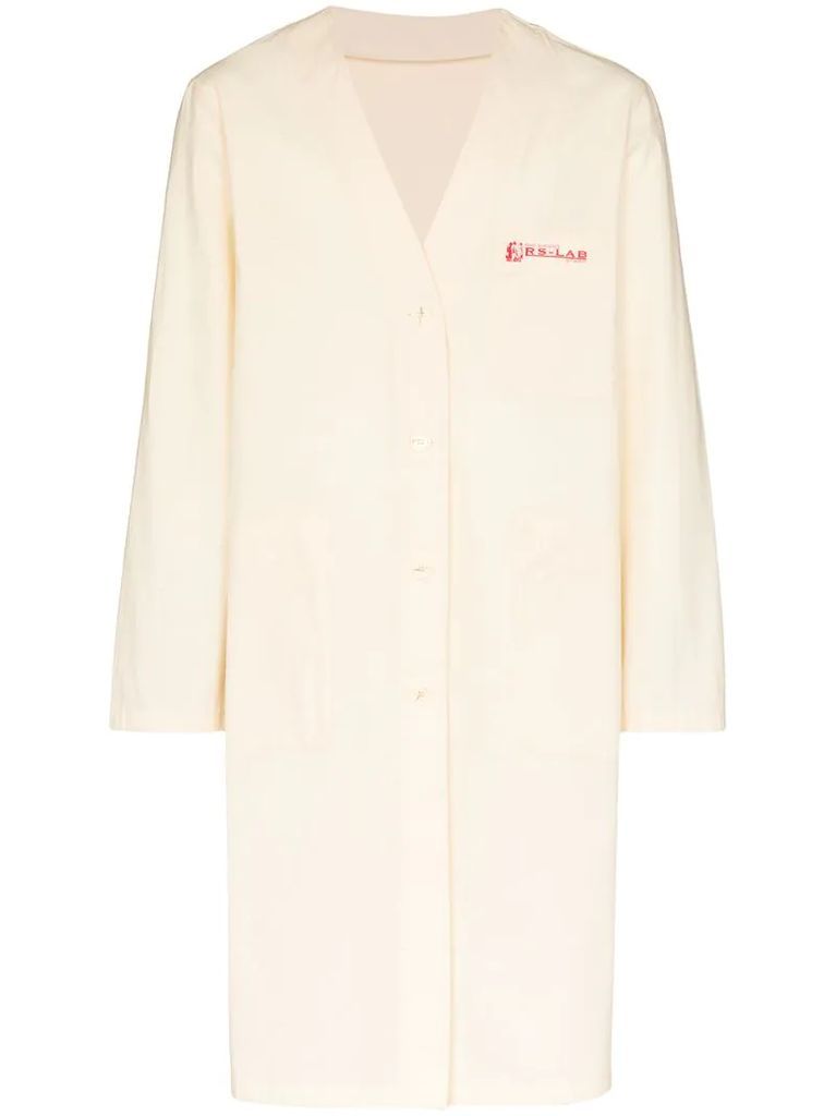 RS Lab print lab coat