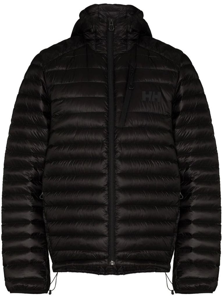 padded zip-up ski jacket
