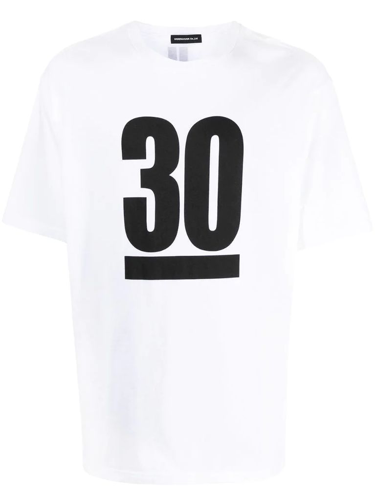 slogan-print cotton t-shirt