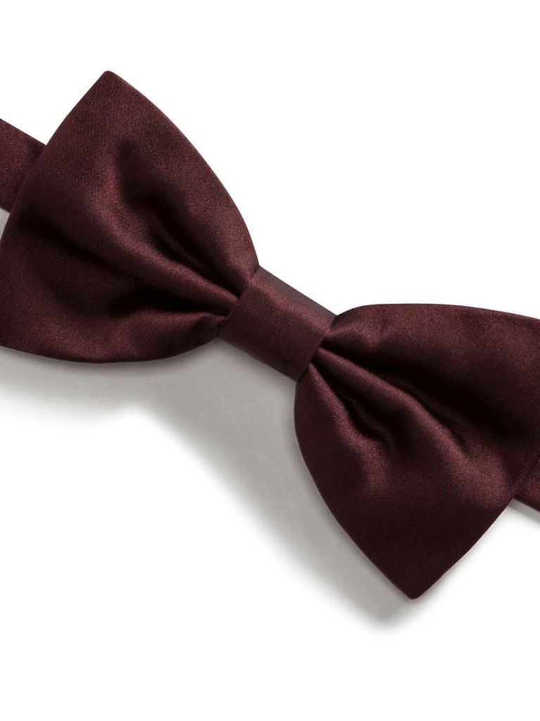 silk-satin bow tie