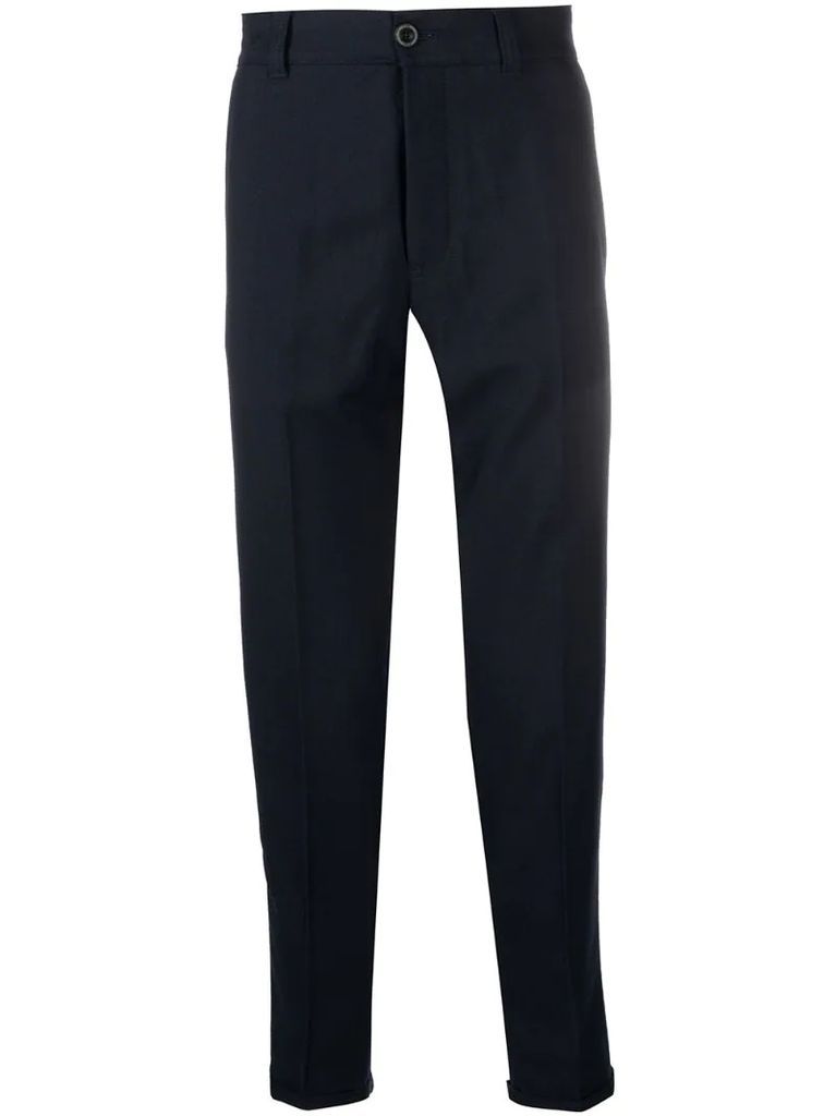 tailored crop trousers