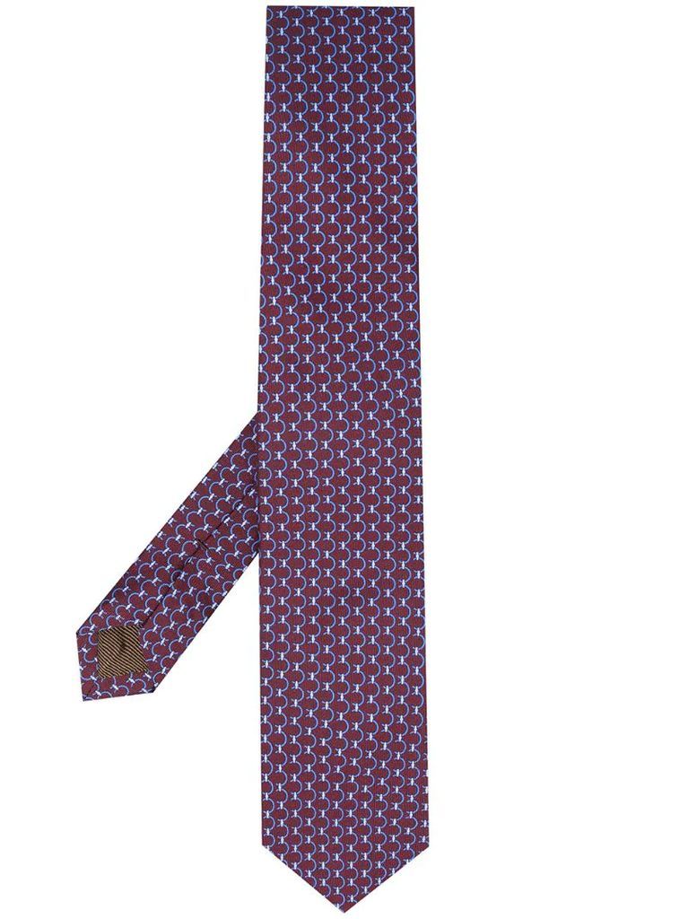 semi-circle print tie