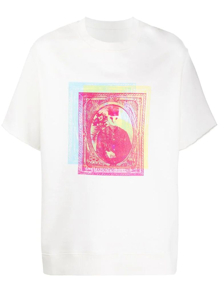 frame print T-shirt