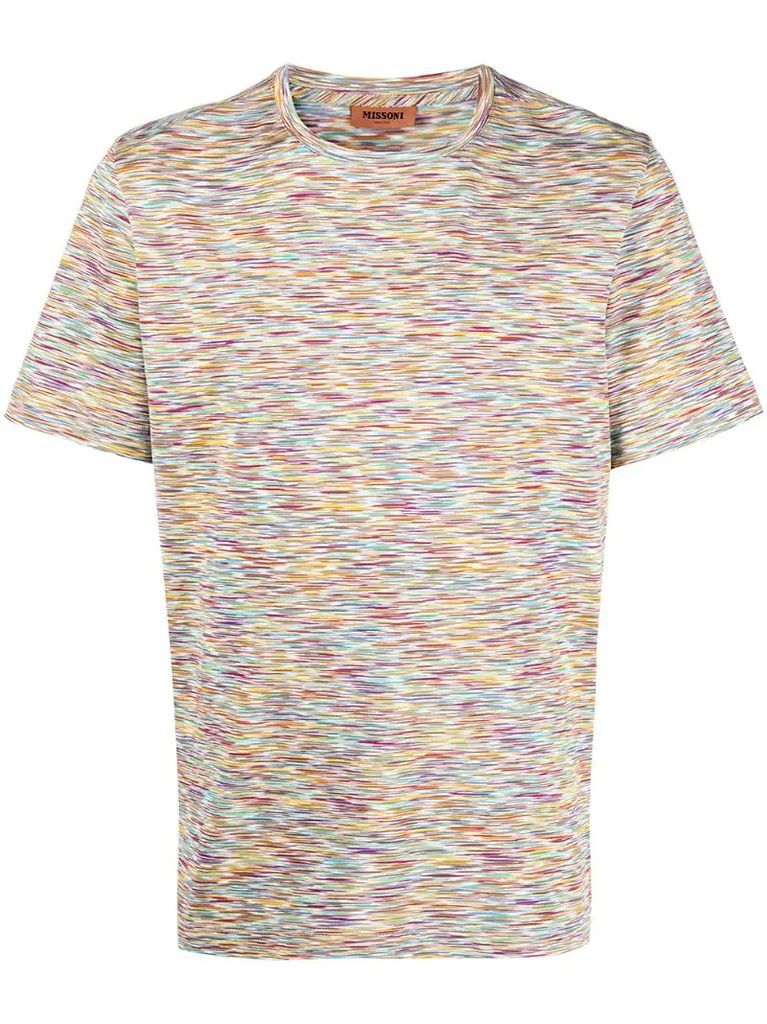 stripe-print T-shirt