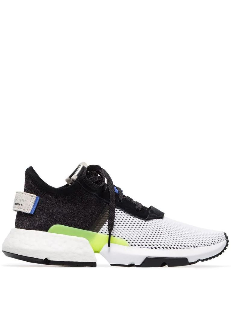 white and black Pod S31 mesh sneakers