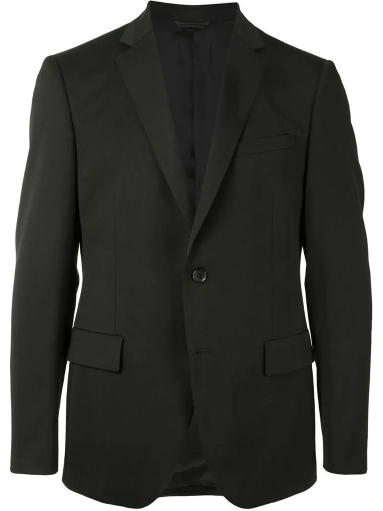 tailored buttoned blazer