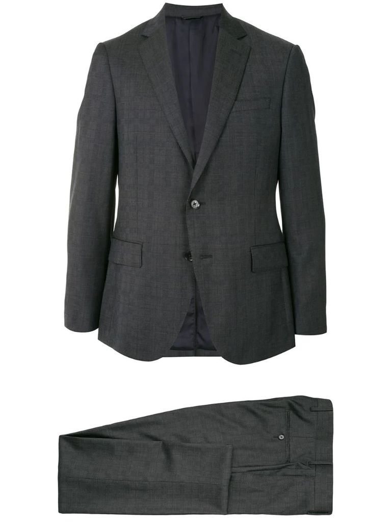 fitted single-breasted suit