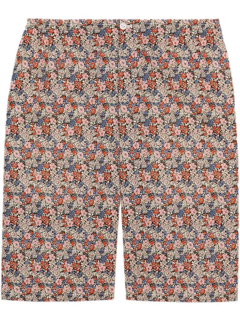 Liberty floral-print shorts