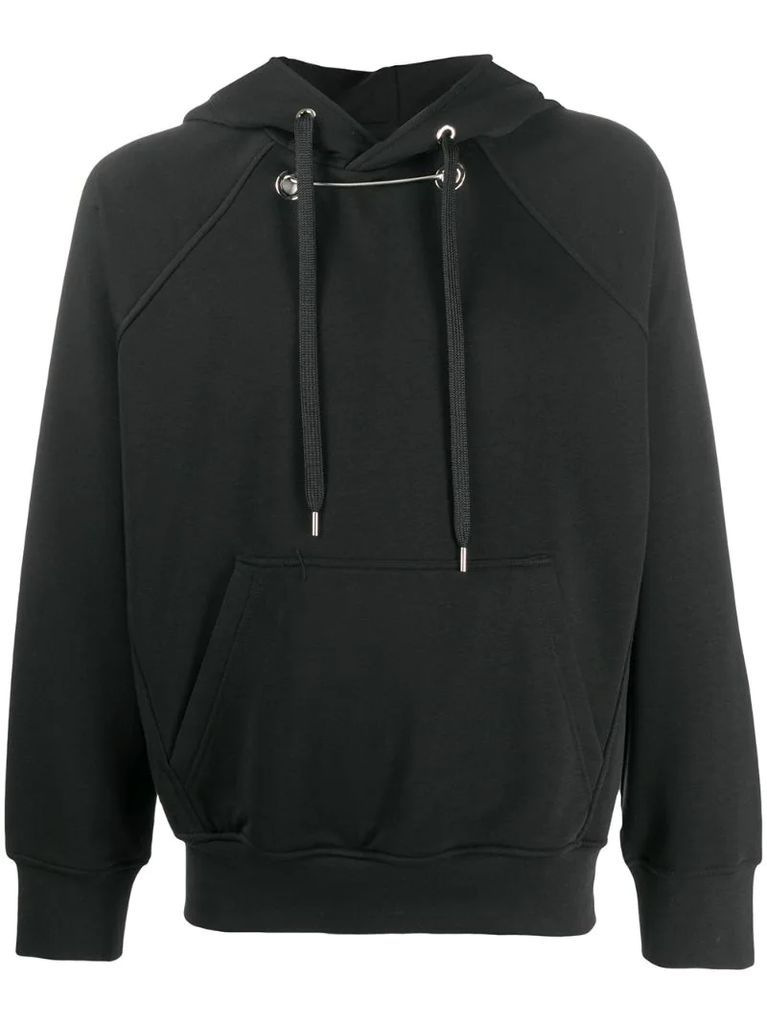 chain-detail hoodie