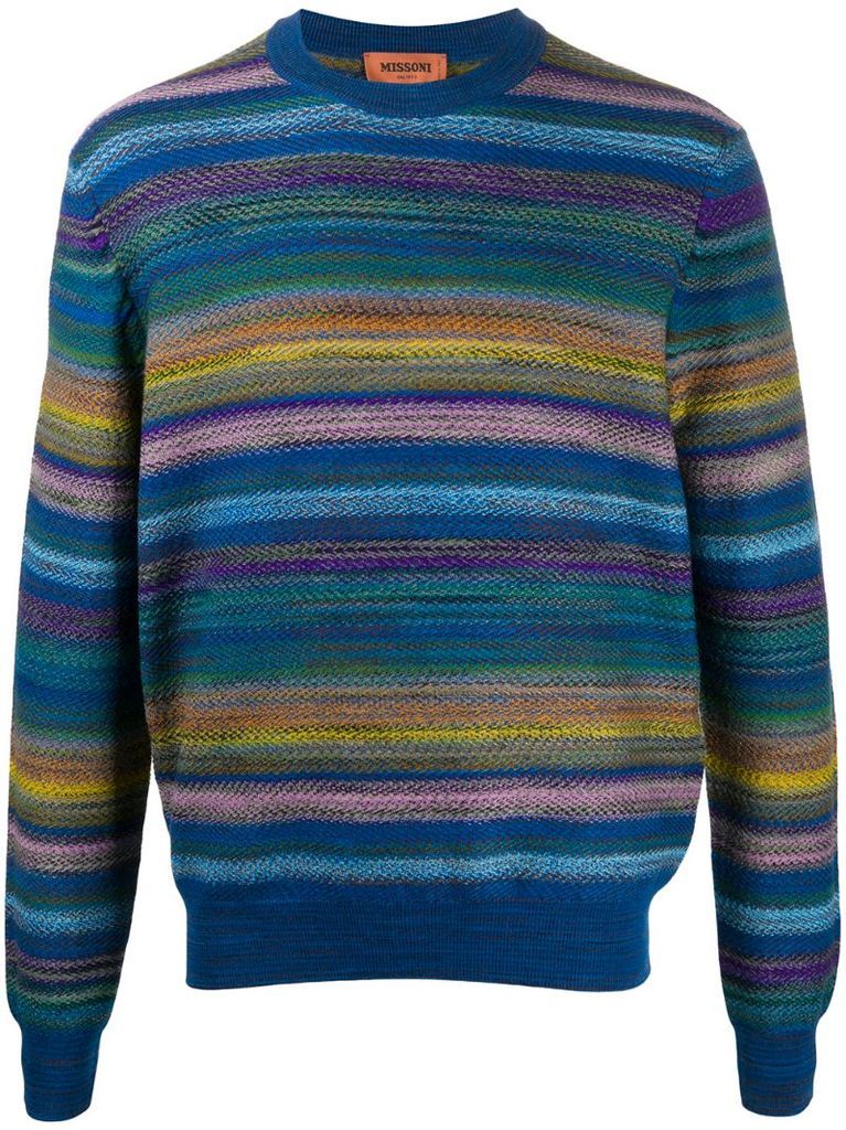 marl-knit jersey sweatshirt