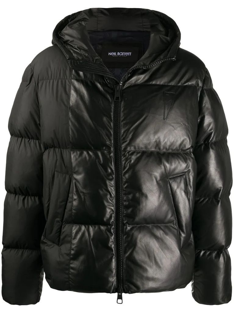 quilted oversized puffer jacket