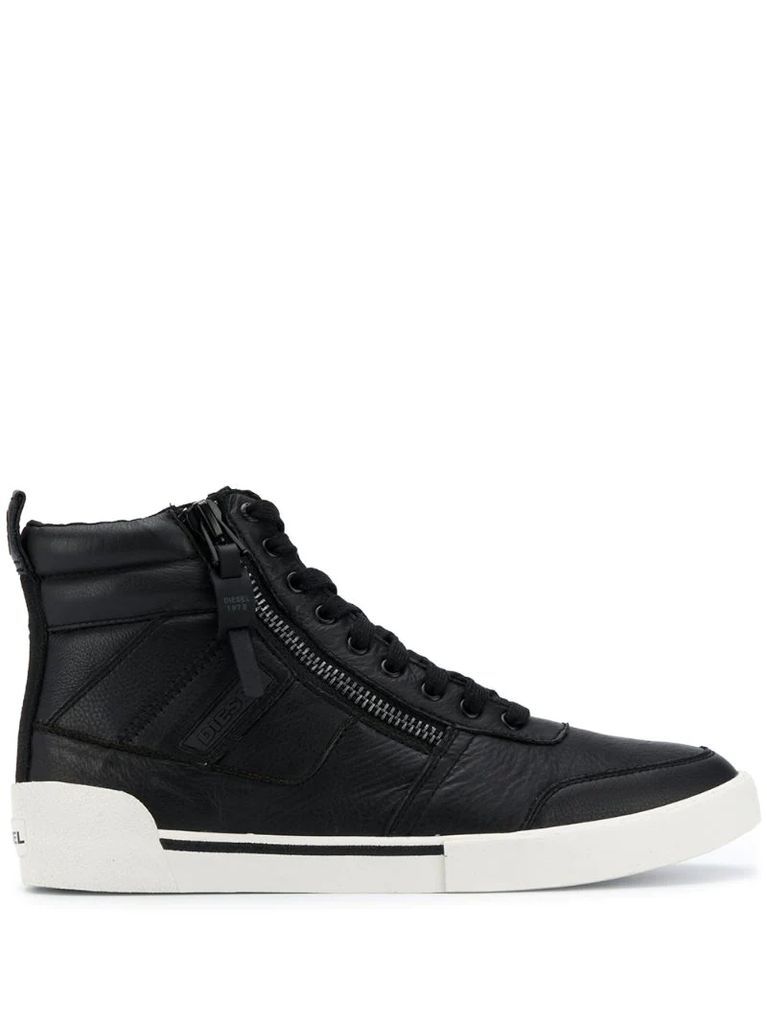 panelled effect sneakers