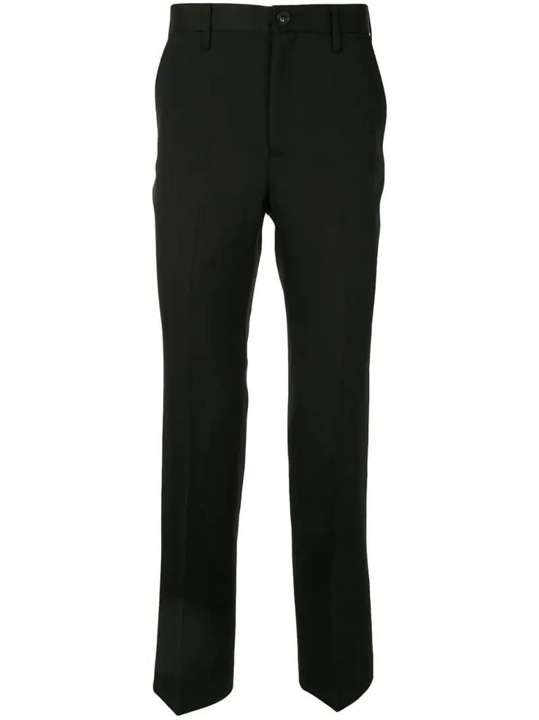 tiger appliqué tailored trousers