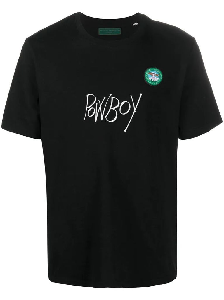 Powboy logo patch T-shirt