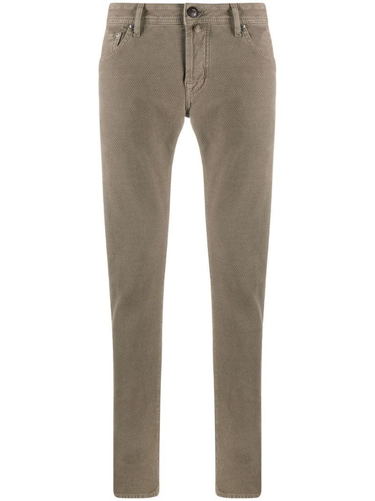 comfort-fit chino trousers