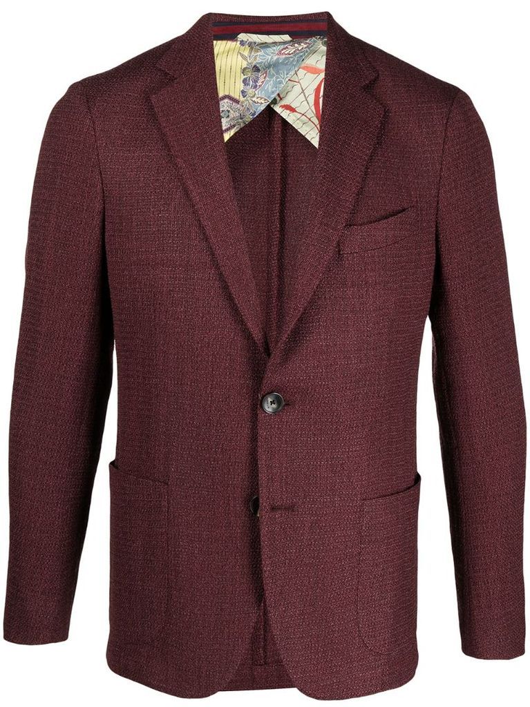 single-breasted blazer jacket