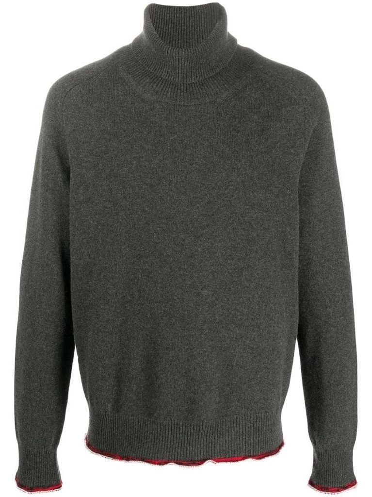 roll-neck jumper