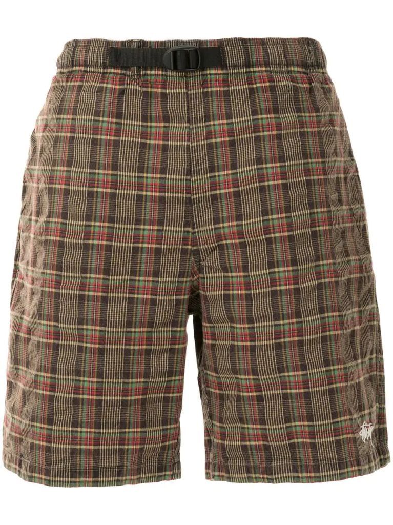 plaid mountain shorts