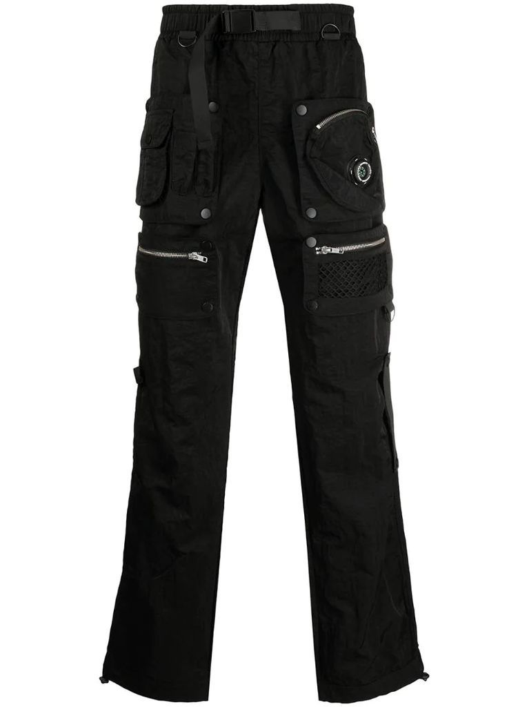 multi-zip pocket trousers